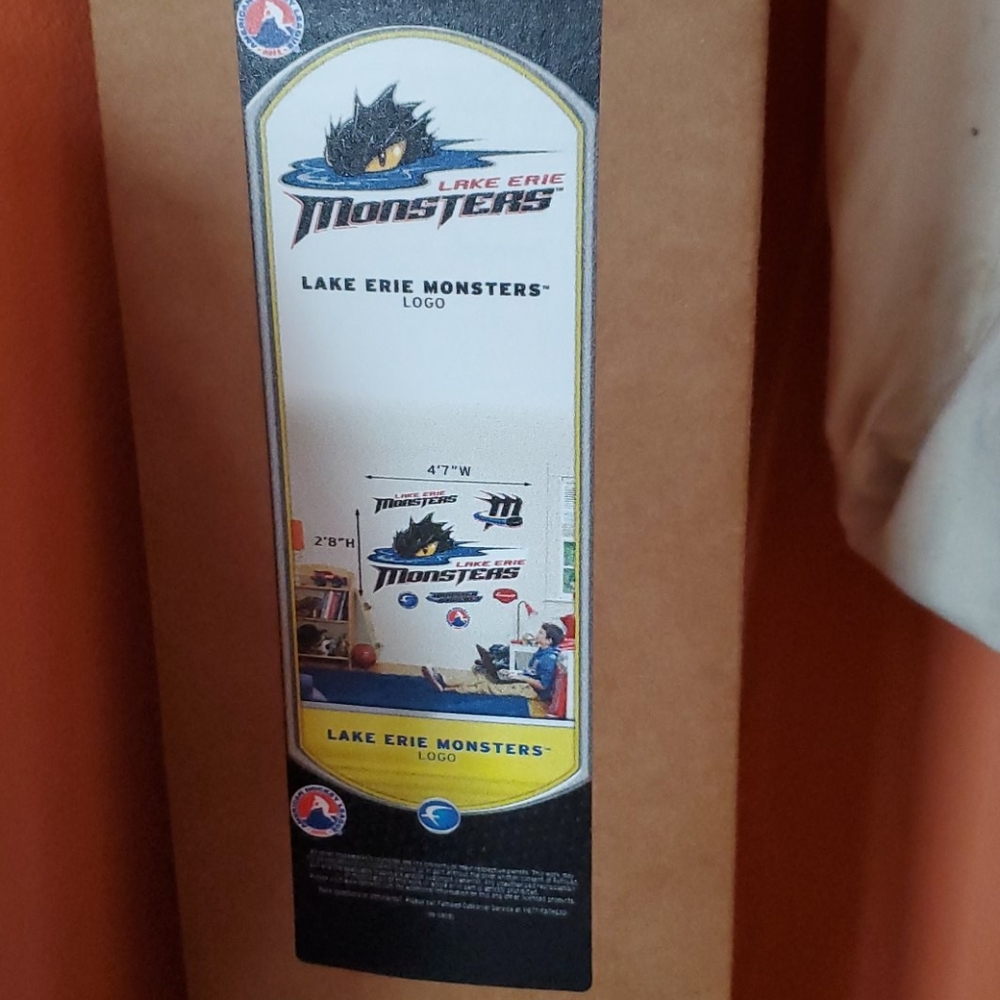 New in box Lake Erie Monsters Fathead